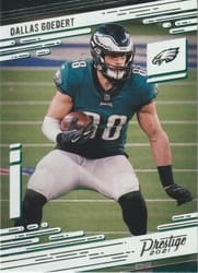 2021 Panini Prestige Base Set Dallas Goedert #110 card