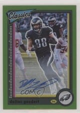 2022 Panini Classics Premium Edition Significant Signatures Dallas Goedert #80 card