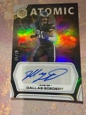 2022 Panini Elements Atomic Autographs Dallas Goedert #AA-DG card