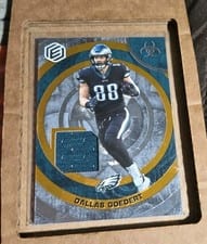 2022 Panini Elements Critical Mass Memorabilia Dallas Goedert #CM-DG card