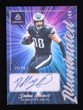 2022 Panini Luminance Illuminated Ink Dallas Goedert #ILL-DAG card