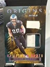 2022 Panini Origins Hometown Roots Dallas Goedert #HR-DGO card