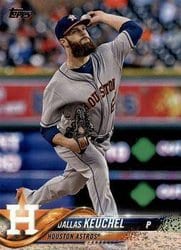 2018 Topps Base Set Dallas Keuchel #397 card