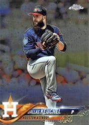 2018 Topps Chrome Base Set Dallas Keuchel #166 card