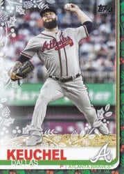 2019 Topps Holiday Base Set Dallas Keuchel #HW40 card