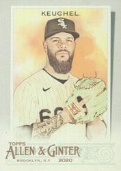2020 Topps Allen & Ginter Base Set Dallas Keuchel #179 card