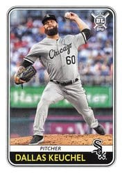 2020 Topps Big League Base Set Dallas Keuchel #88 card