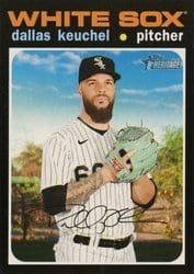 2020 Topps Heritage Base Set Dallas Keuchel #520 card