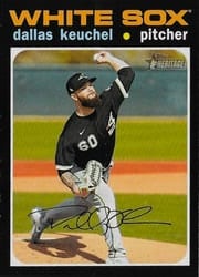 2020 Topps Heritage Base Set Dallas Keuchel #520 card