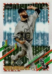 2021 Topps Holiday Base Set Dallas Keuchel #HW111 card