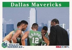 1992-93 Hoops Base Set Dallas Mavericks #271 card