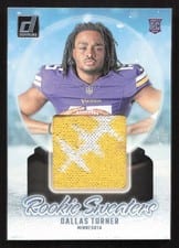 2024 Donruss Rookie Holiday Sweater Dallas Turner #RHS-DTU card