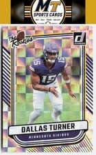 2024 Donruss The Rookies Dallas Turner #TR-9 card