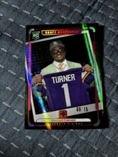2024 Panini Photogenic Draft Snapshots Dallas Turner #3 card
