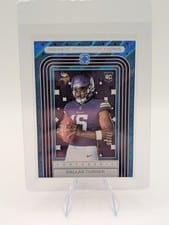 2024 Panini Photogenic Rookie Introductions Dallas Turner #20 card