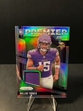 2024 Panini Prizm Premier Jerseys Dallas Turner #PJ-DTR card