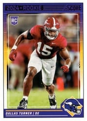 2024 Score Base Set Dallas Turner #308 card