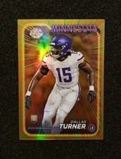 2024 Topps Chrome Radiating Rookies Dallas Turner #RR-17 card
