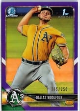 2018 Bowman Draft Dallas Woolfolk #BDC-127 card