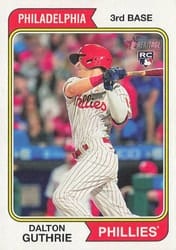 2023 Topps Heritage Base Set Dalton Guthrie #305 card