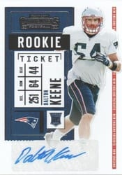 2020 Panini Contenders Base Set Dalton Keene #183 card