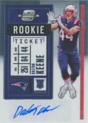 2020 Panini Contenders Optic Base Set Dalton Keene #173 card