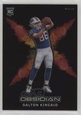 2023 Panini Obsidian Black Color Blast Dalton Kincaid #1 card