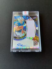 2023 Panini Spectra Radiant Rookie Patch Signatures Dalton Kincaid #17 card