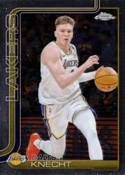 2025-26 Topps Chrome Base Set Dalton Knecht #130 card