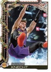 2025-26 Topps Holiday Base Set Dalton Knecht #H122 card