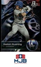 2023 Bowman Platinum Top Prospects Dalton Rushing #TOP-32 card
