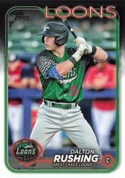 2024 Topps Pro Debut Base Set Dalton Rushing #PD-176 card