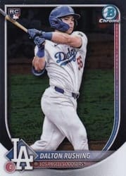 2025 Bowman Chrome Base Set Dalton Rushing #100 card