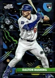 2025 Topps Cosmic Chrome Base Set Dalton Rushing #53 card