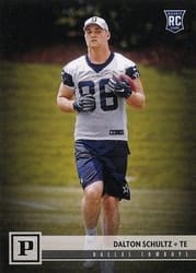 2018 Panini Base Set Dalton Schultz #382 card