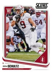 2018 Score Base Set Dalton Schultz #397 card