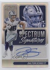 2022 Panini Absolute Spectrum Signatures Dalton Schultz #SPEC-DS card
