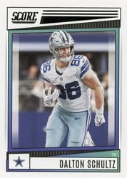 2022 Score Base Set Dalton Schultz #226 card