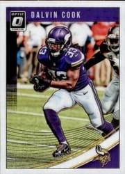 2018 Donruss Optic Base Set Dalvin Cook #63 card