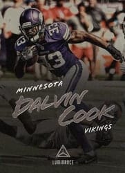 2018 Panini Luminance Base Set Dalvin Cook #99 card