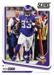 2018 Score Base Set Dalvin Cook #197 card