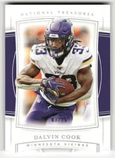 2019 Panini National Treasures Dalvin Cook #15 card