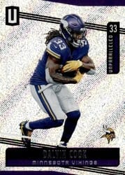 2019 Panini Unparalleled Base Set Dalvin Cook #189 card