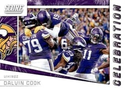 2019 Score Celebration Dalvin Cook #C-4 card