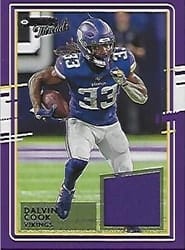 2020 Donruss Donruss Threads Dalvin Cook #29 card