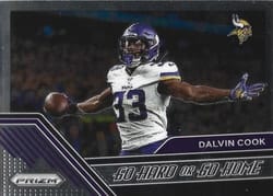2020 Panini Prizm Go Hard or Go Home Dalvin Cook #9 card
