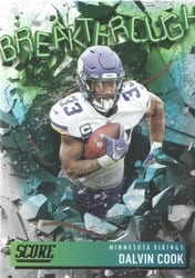 2021 Score Breakthrough Dalvin Cook #B7 card