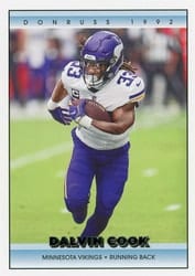 2022 Donruss Retro 1992 Dalvin Cook #17 card