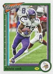 2022 Panini Classics Base Set Dalvin Cook #66 card