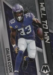 2022 Panini Mosaic Will to Win Dalvin Cook #WW-15 card